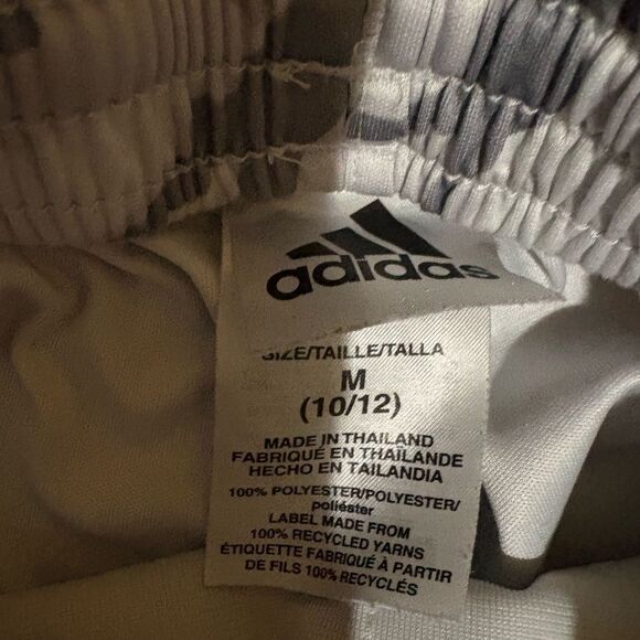 Adidas Men's White and Gray Camo Athletic Shorts - Picture 3 of 5